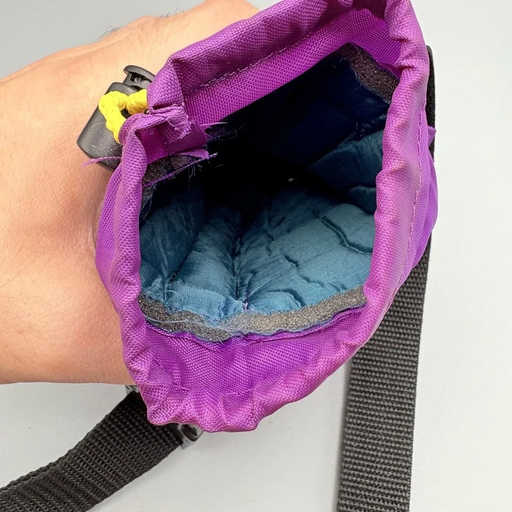Vintage Coleman Purple Hip Waist Hiking Pack Water Bottle Holder Pocket 90's Y2K